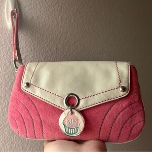 🌟 SOLD 🌟 Juicy Couture Pink Velour Wristlet Mini Purse